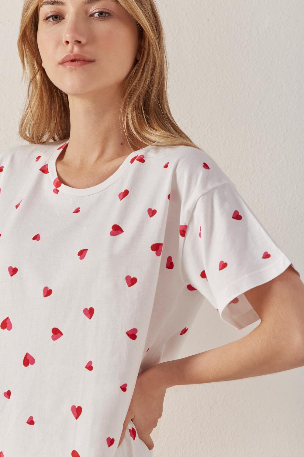 camisón hearts