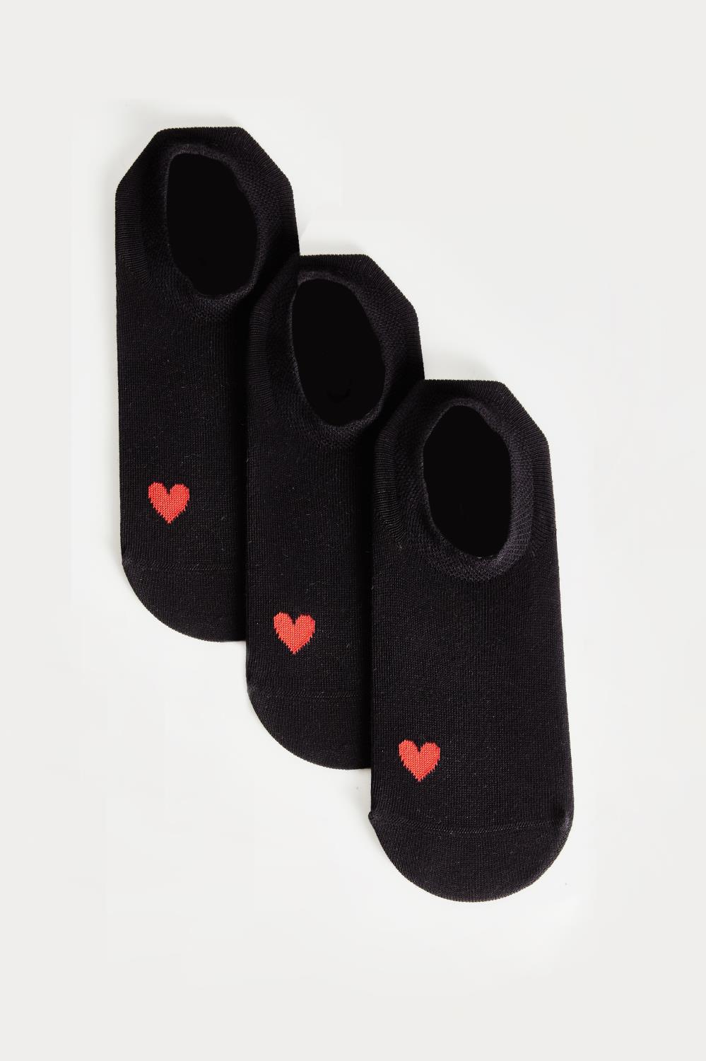 pack ballerinas full black x 3