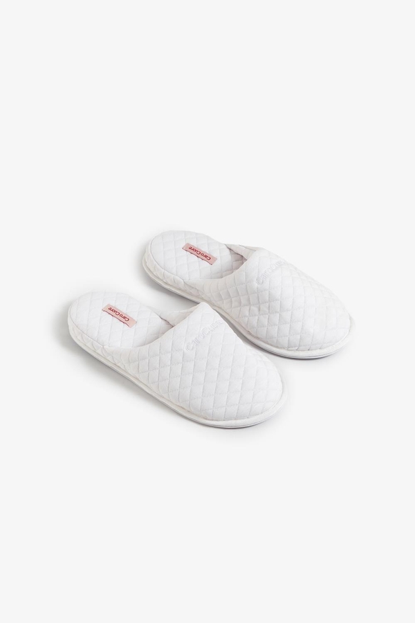 pantufla bianca