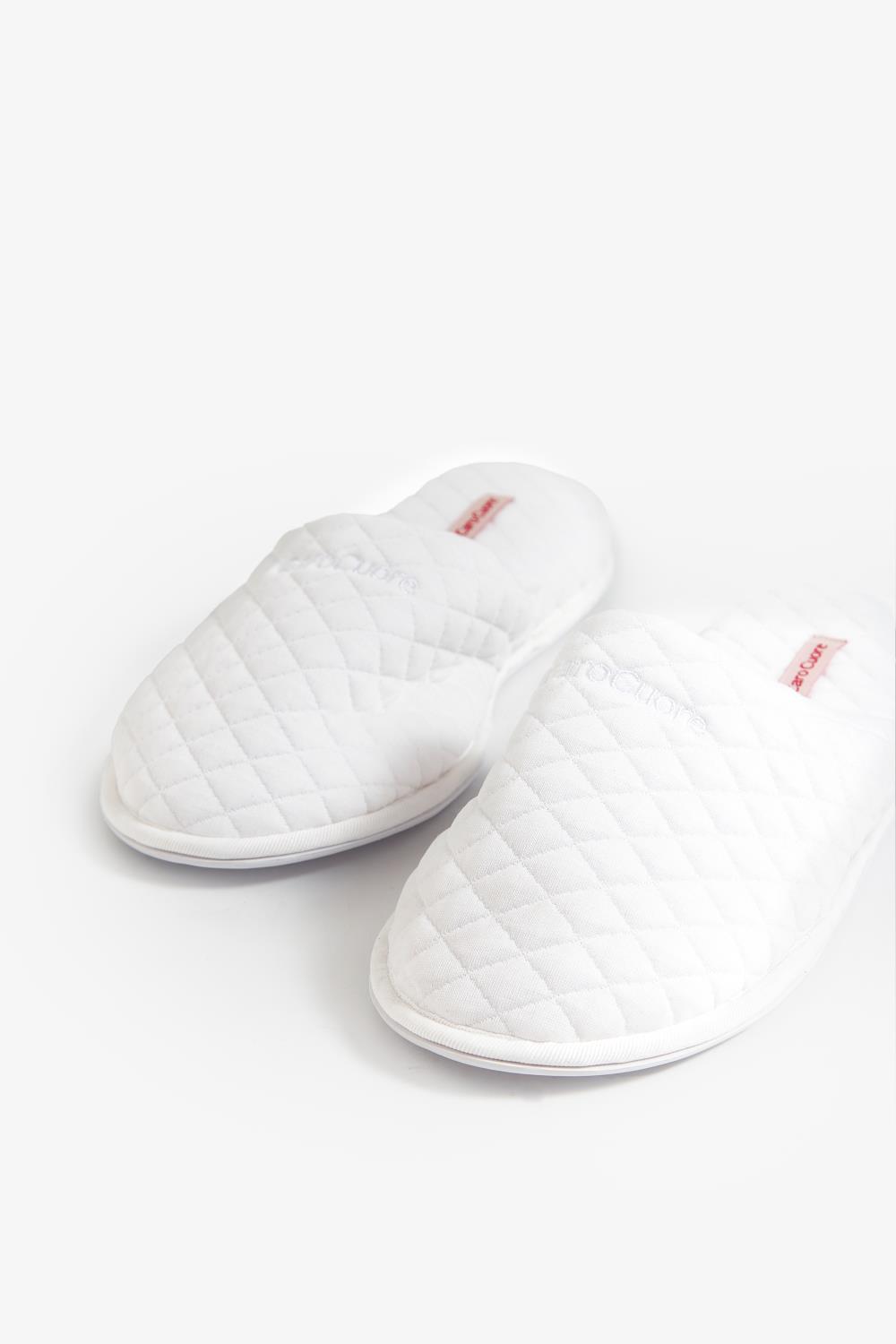 pantufla bianca