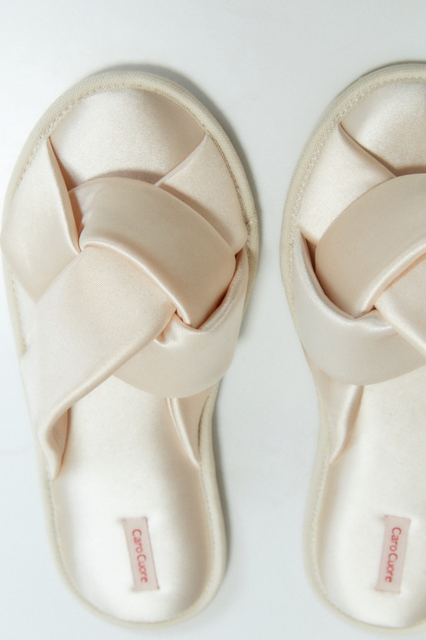 pantufla satin